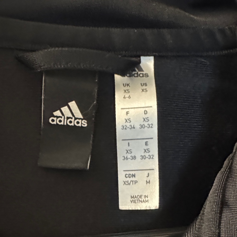 Adidas Black Jacket with White Accents - Picture 3 of 8